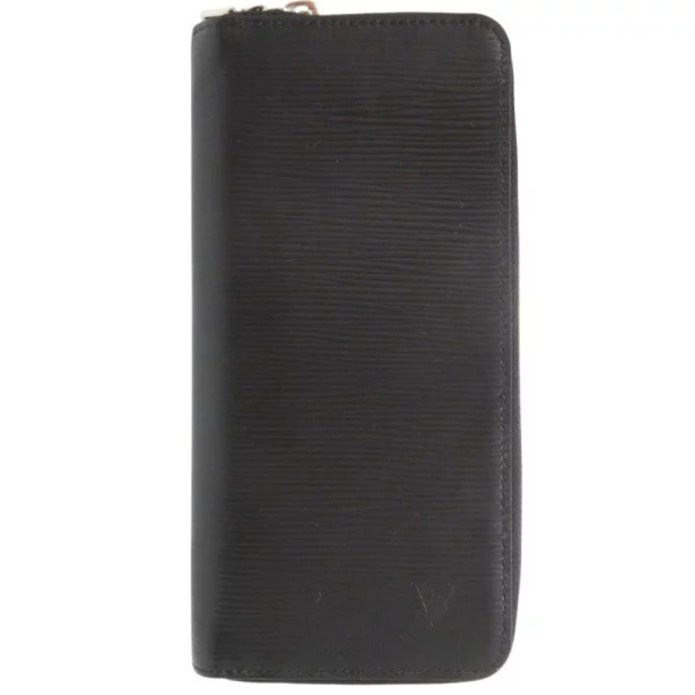 Louis Vuitton Zippy Wallet Vertical Epi Noir Black Long LV